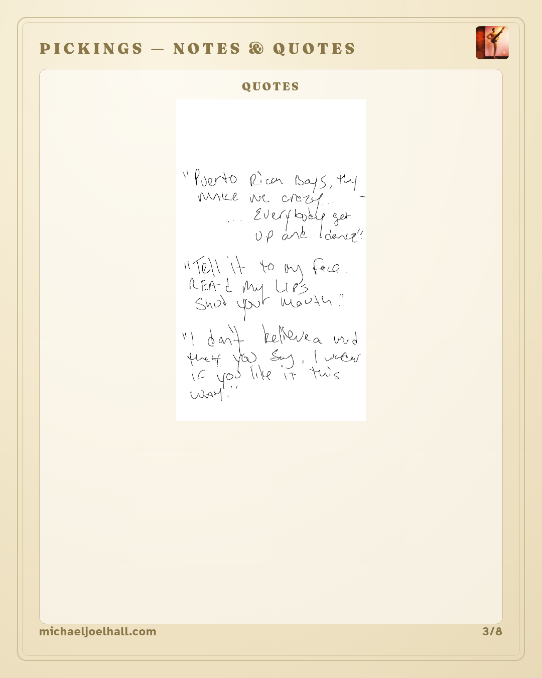 MichaelFilter card 3