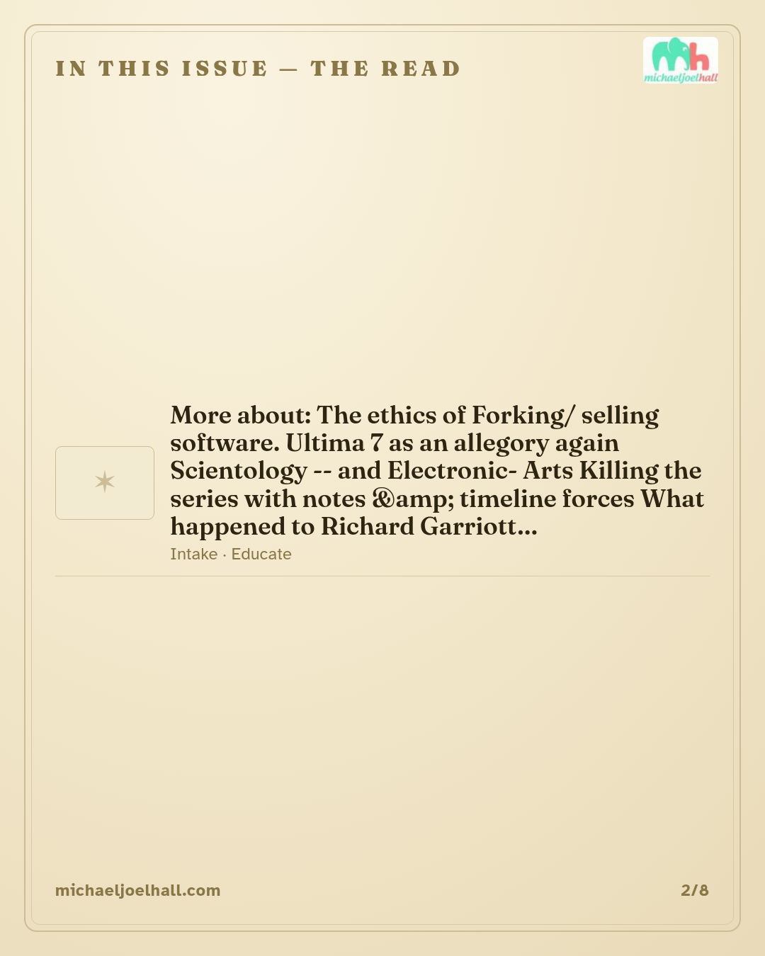MichaelFilter card 2