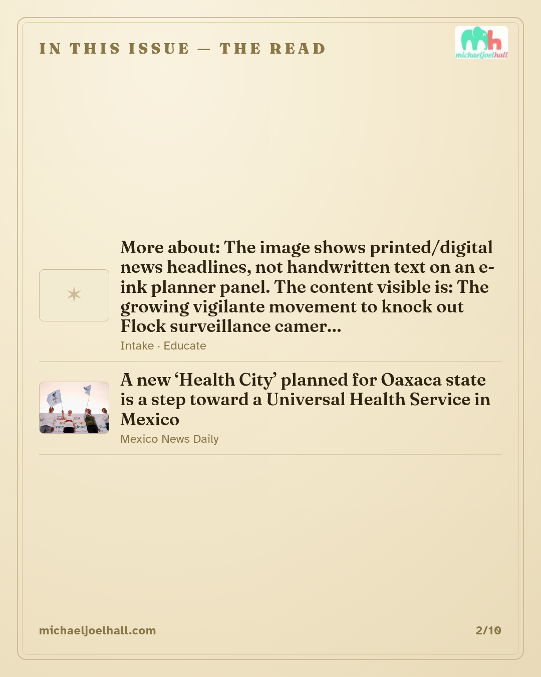 MichaelFilter card 2